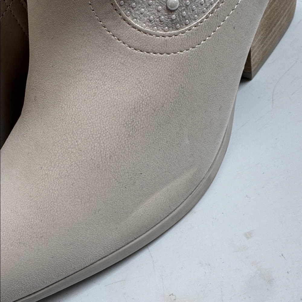 NWT MIA Lauanne Cream Western Boots Size 10 - Picture 7 of 9